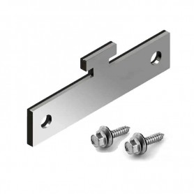 Sandwich plate fastener with self-tapping screw