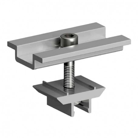 Central fastener for fastening to SG3 sections on solar panels Sunfer S11.1