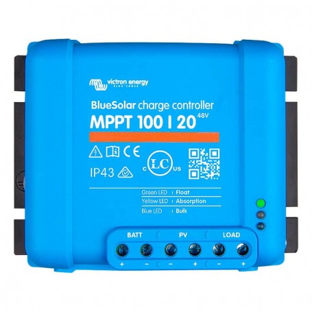 Controlador de carga solar Victron Bluesolar MPPT 100/20 48V